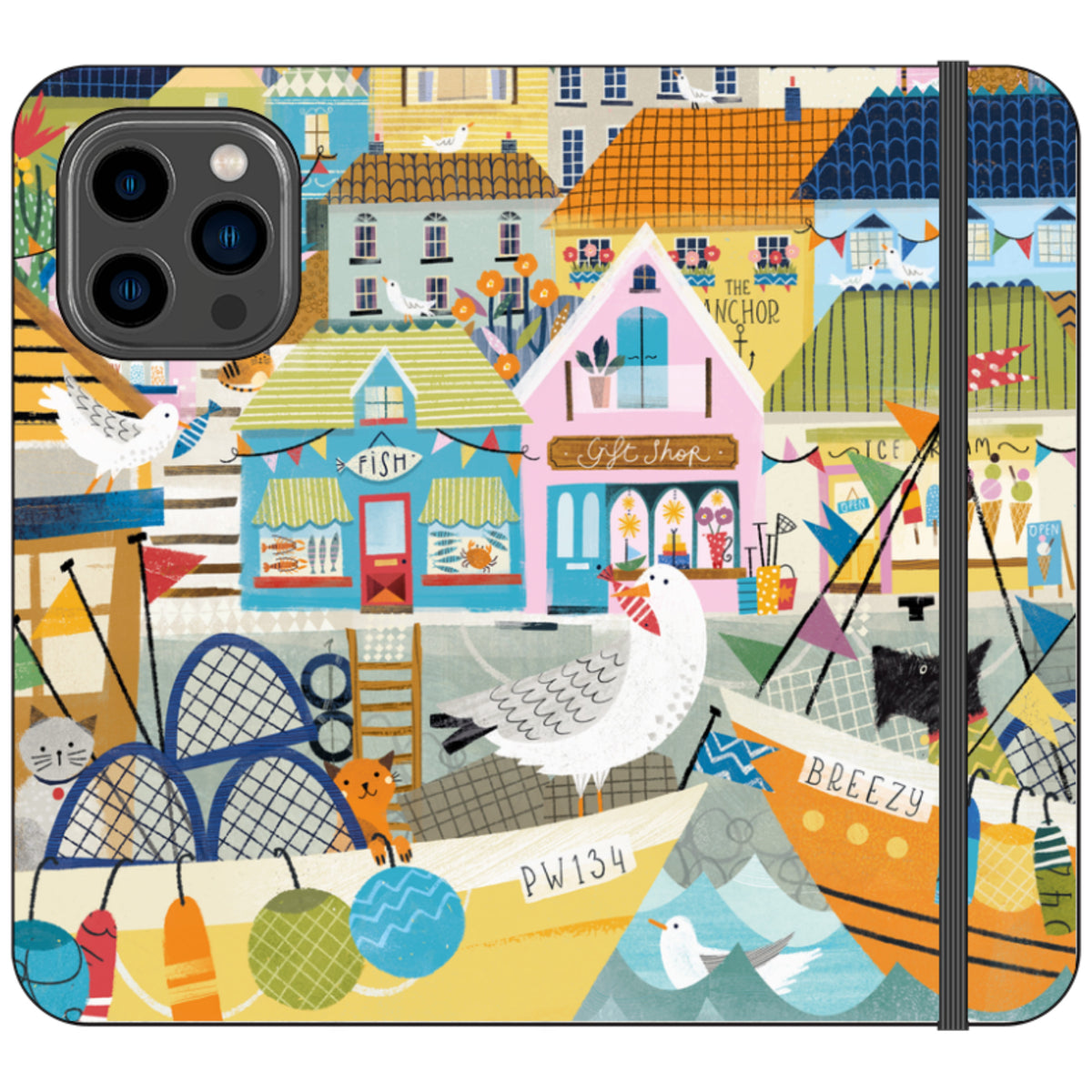 Harbour Wallet Case By Ali Brookes