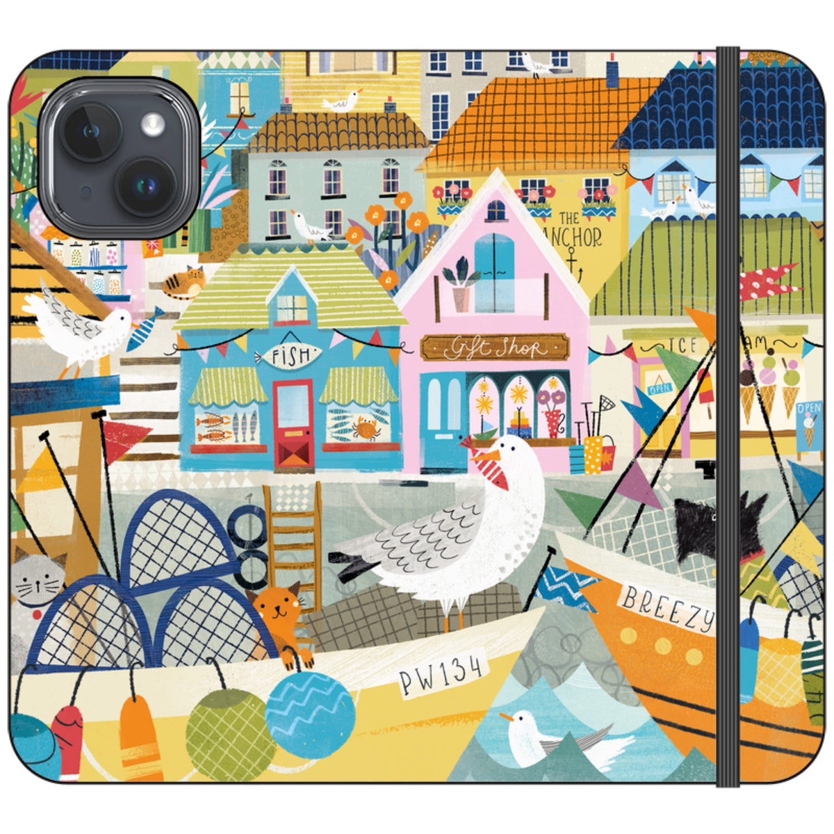 Harbour Wallet Case By Ali Brookes