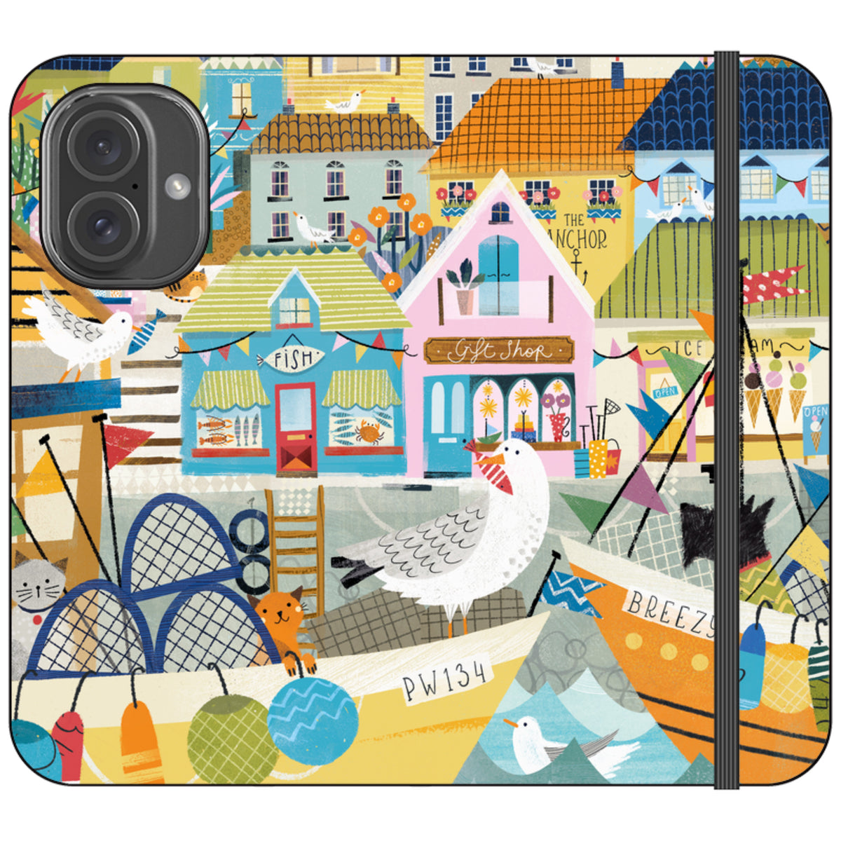Harbour Wallet Case By Ali Brookes