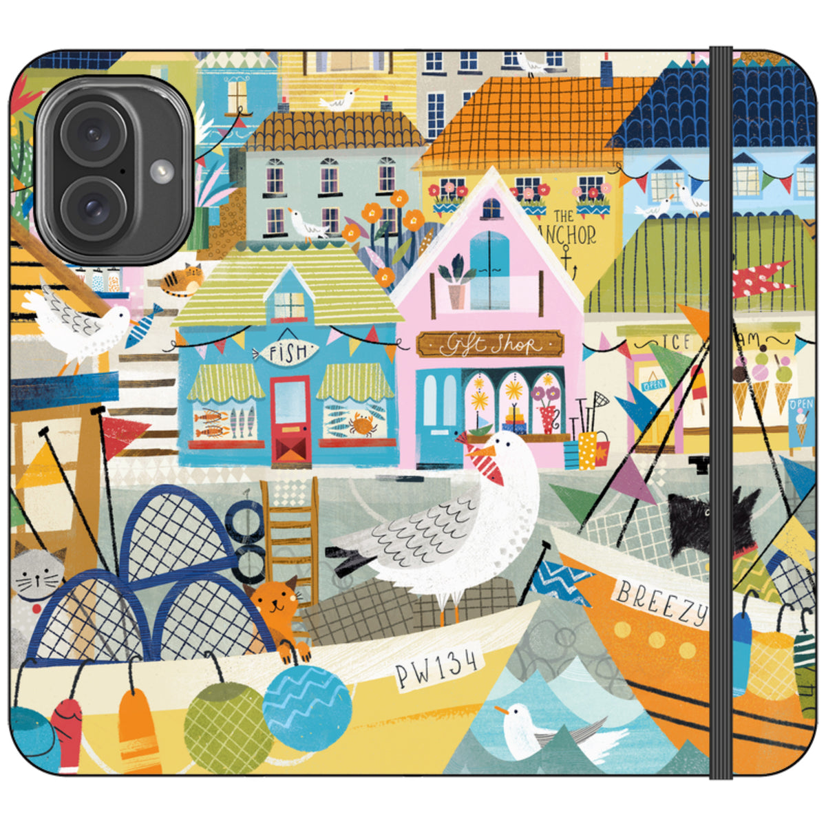 Harbour Wallet Case By Ali Brookes