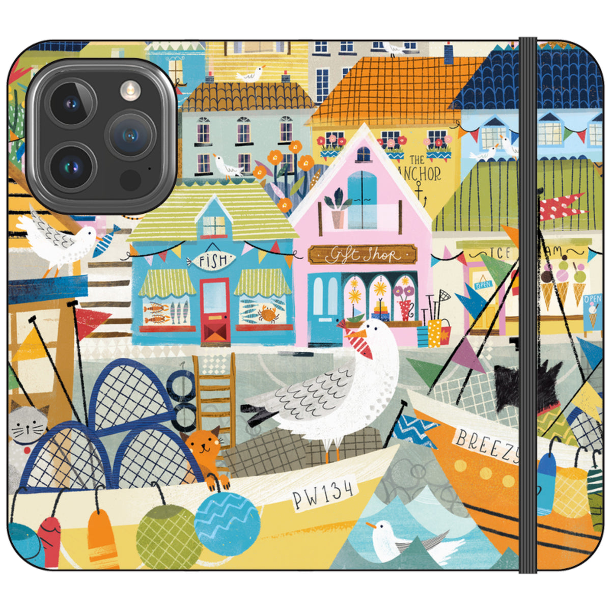 Harbour Wallet Case By Ali Brookes