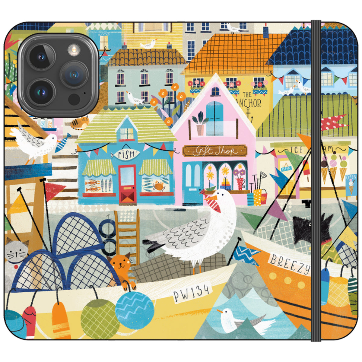 Harbour Wallet Case By Ali Brookes