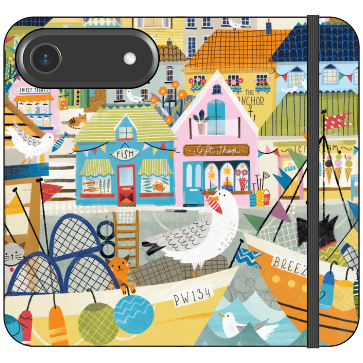 Harbour Wallet Case By Ali Brookes