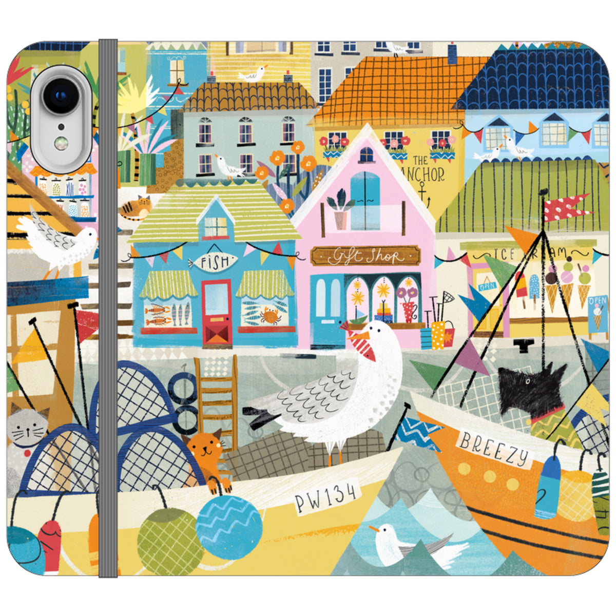Harbour Wallet Case By Ali Brookes