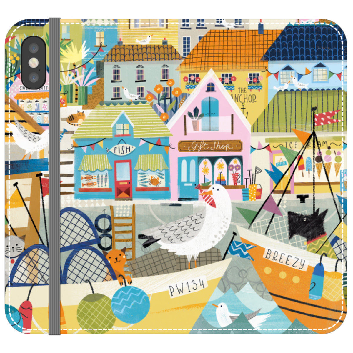 Harbour Wallet Case By Ali Brookes
