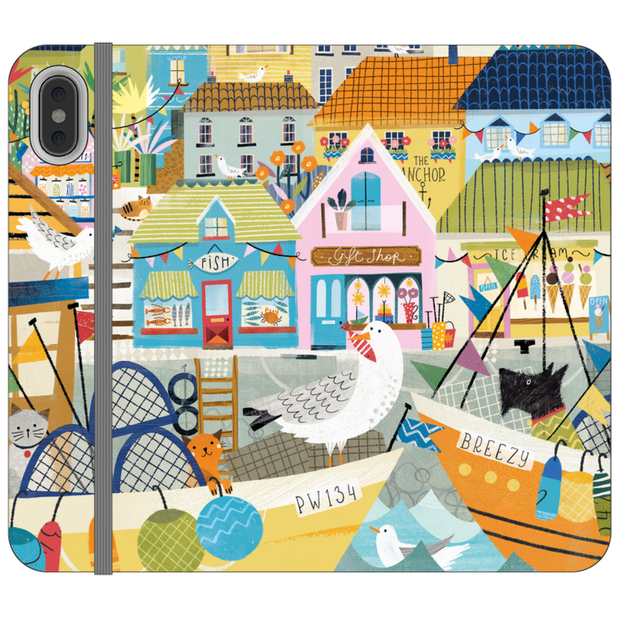 Harbour Wallet Case By Ali Brookes