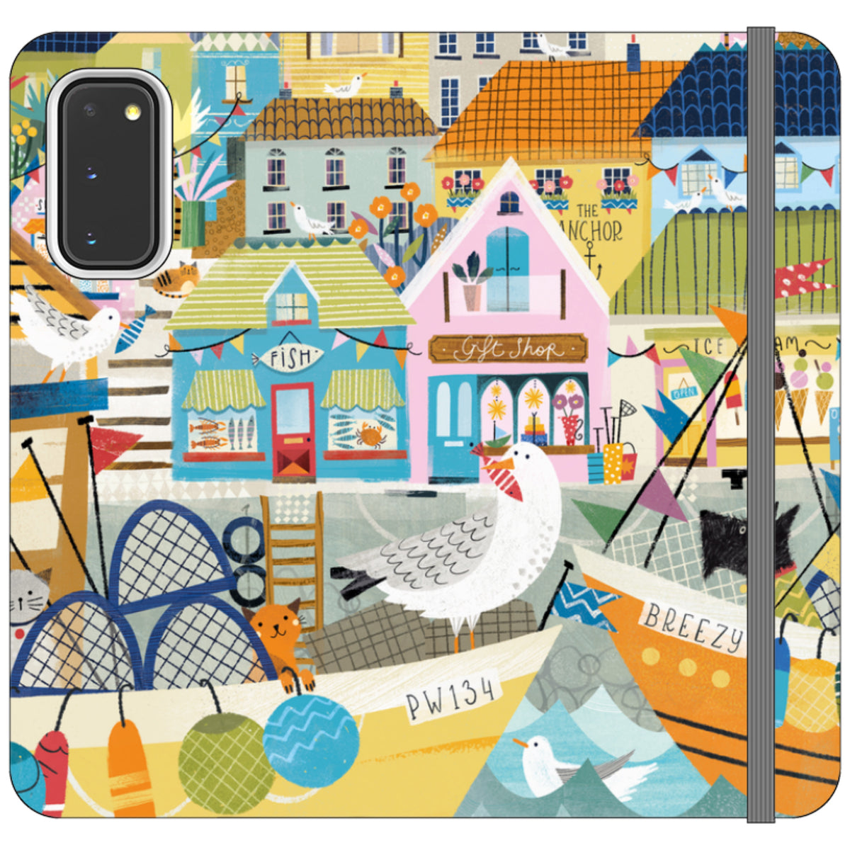 Harbour Wallet Case By Ali Brookes