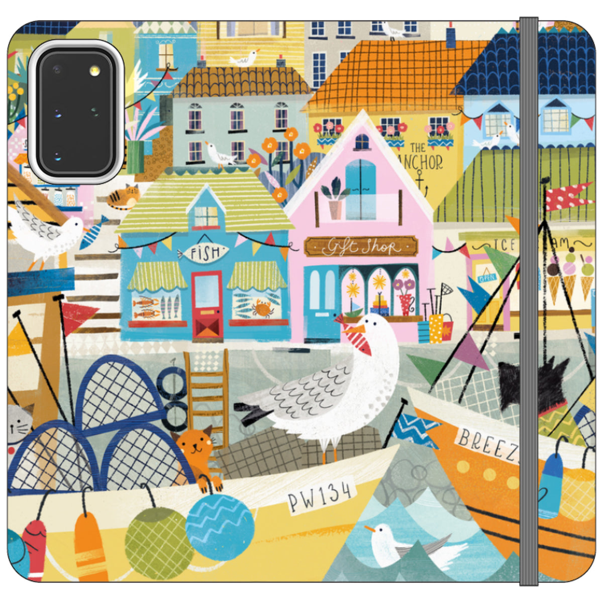 Harbour Wallet Case By Ali Brookes