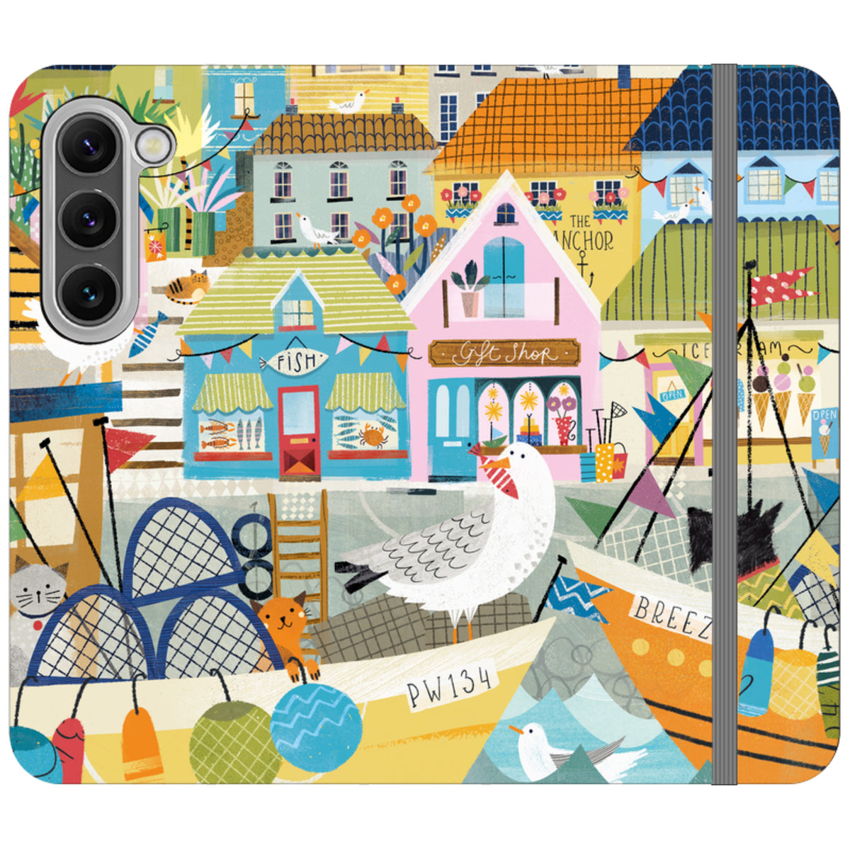 Harbour Wallet Case By Ali Brookes