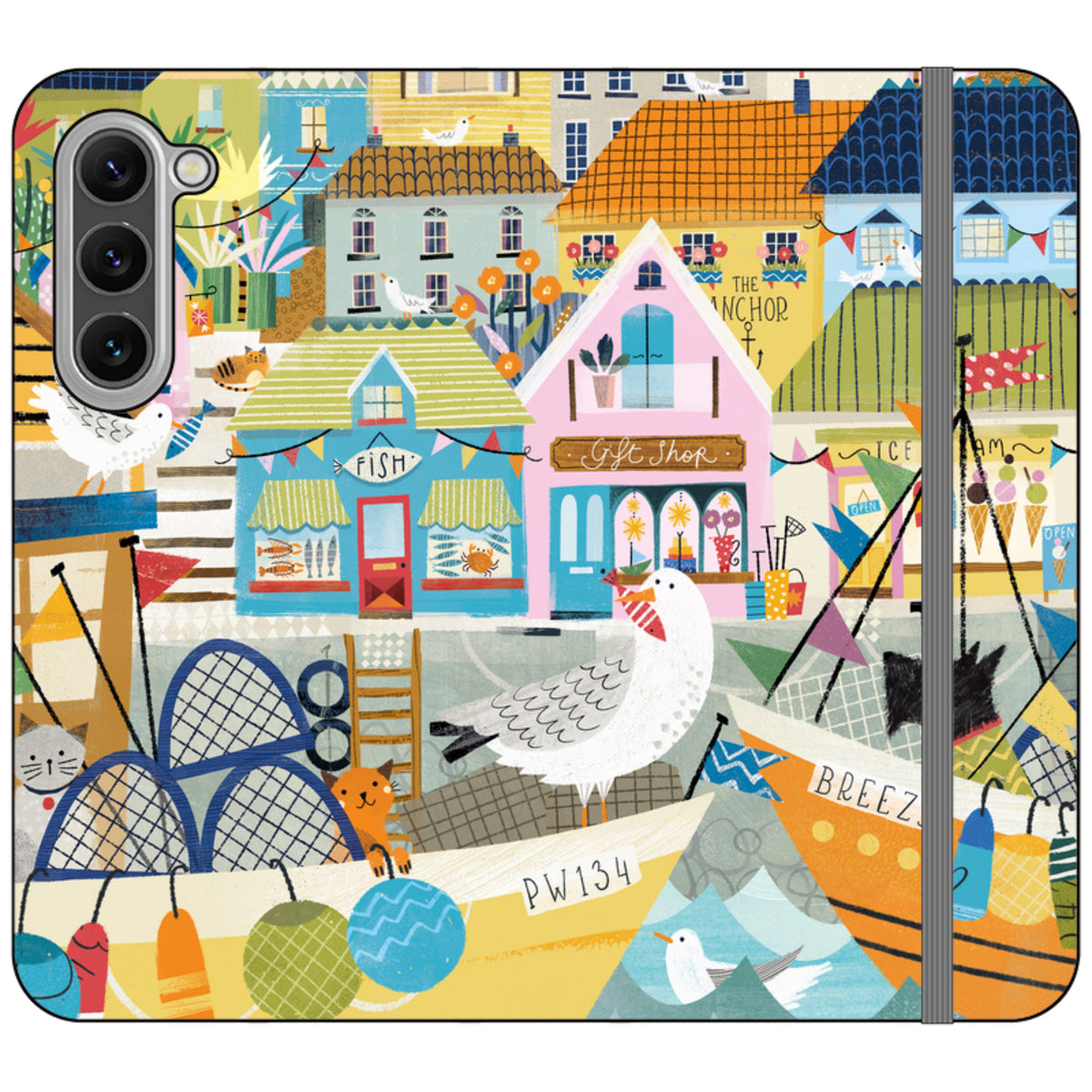 Harbour Wallet Case By Ali Brookes
