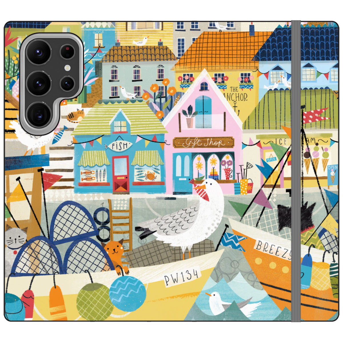 Harbour Wallet Case By Ali Brookes