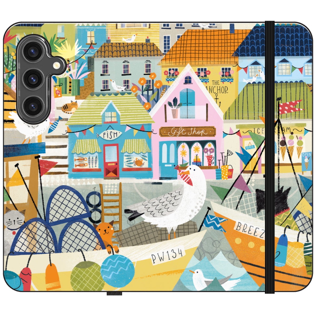 Harbour Wallet Case By Ali Brookes