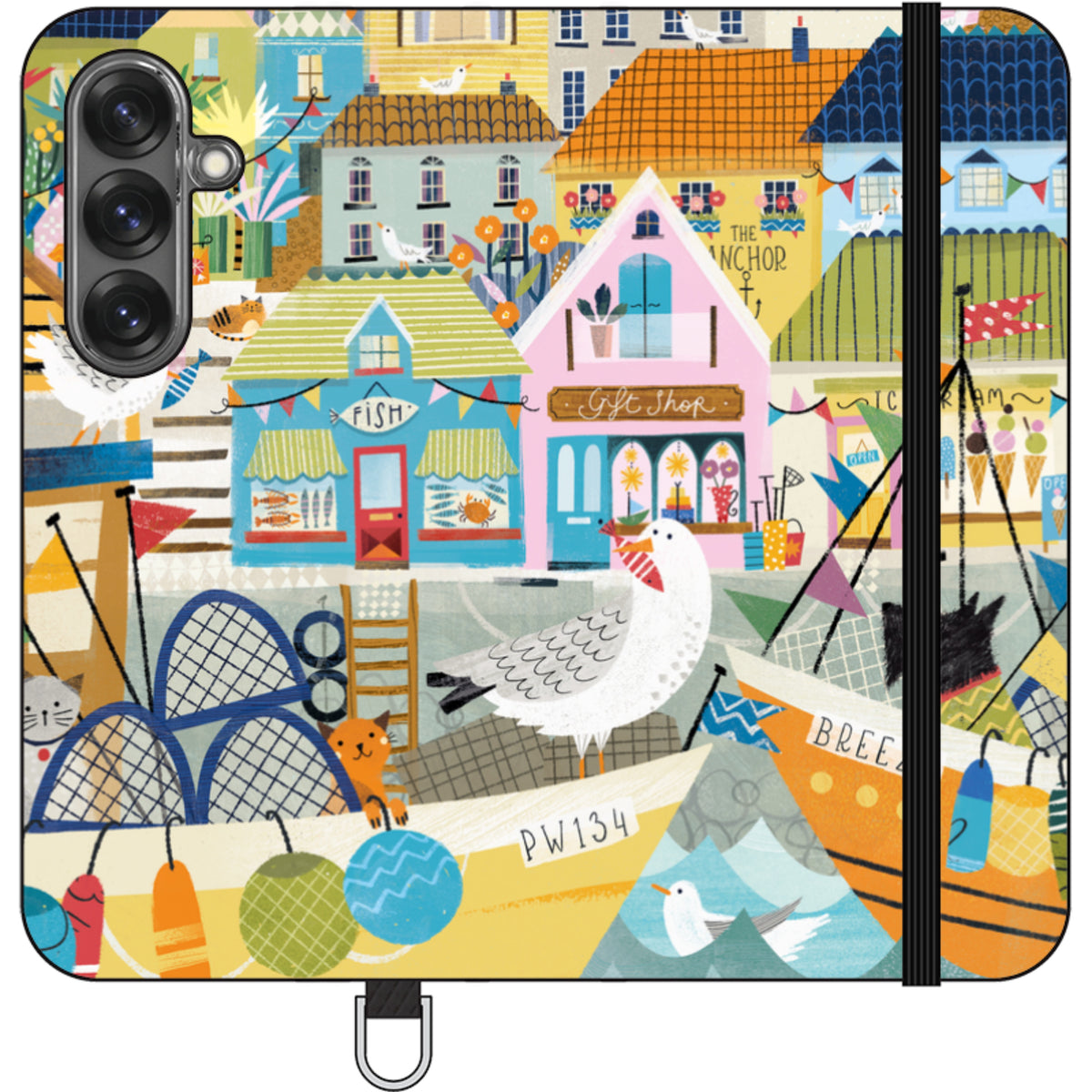 Harbour Wallet Case By Ali Brookes