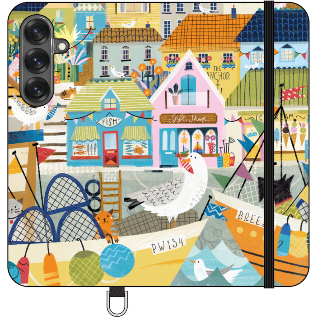 Harbour Wallet Case By Ali Brookes