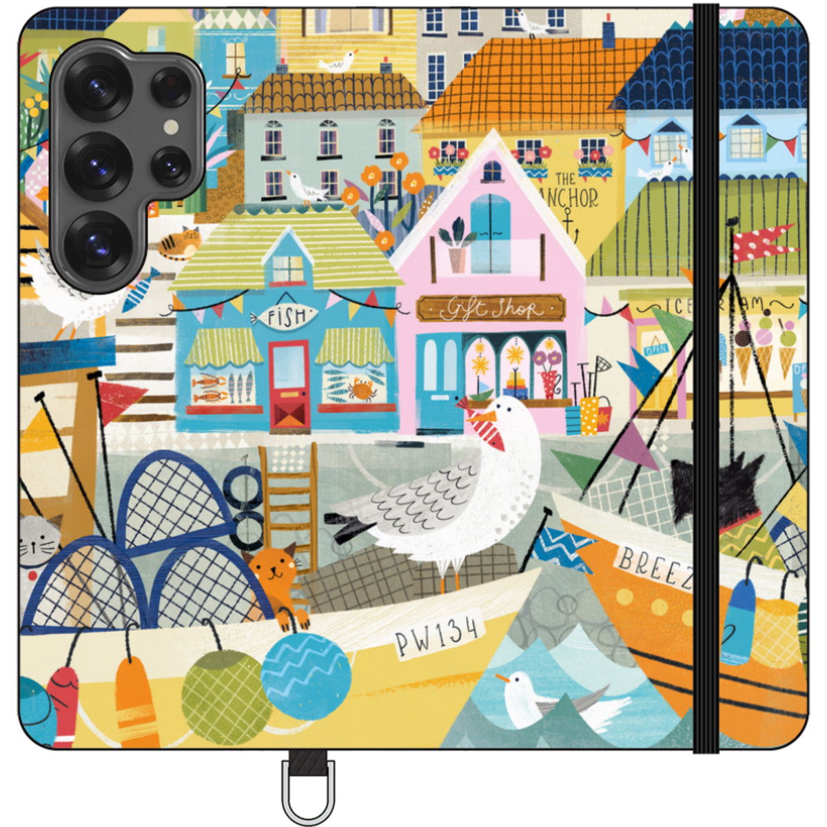 Harbour Wallet Case By Ali Brookes