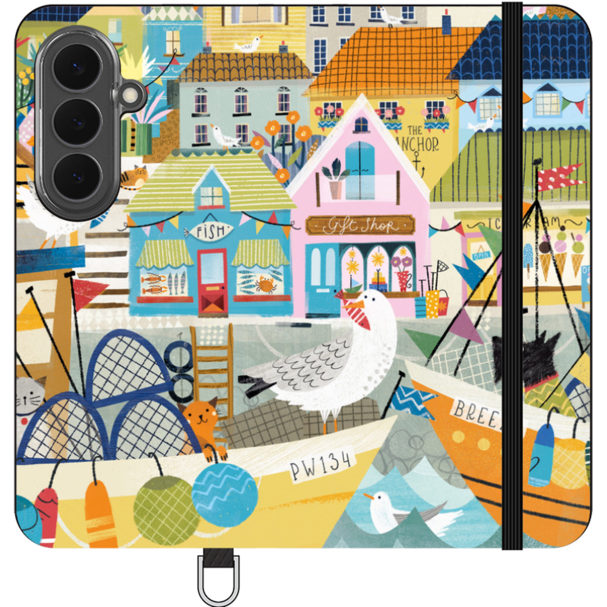 Harbour Wallet Case By Ali Brookes