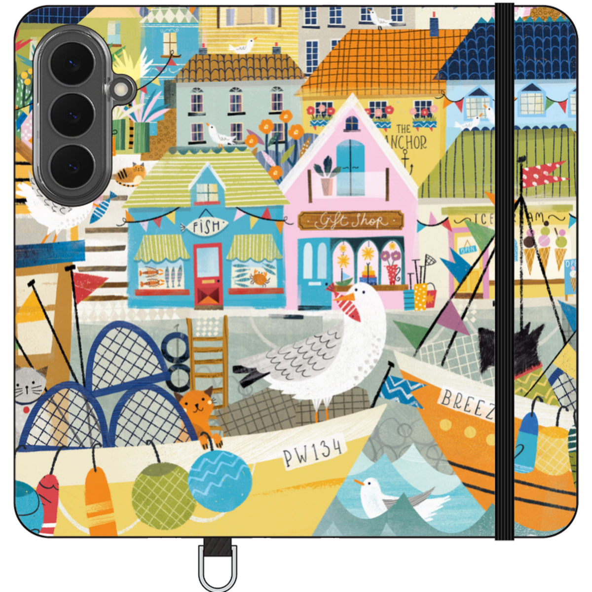 Harbour Wallet Case By Ali Brookes