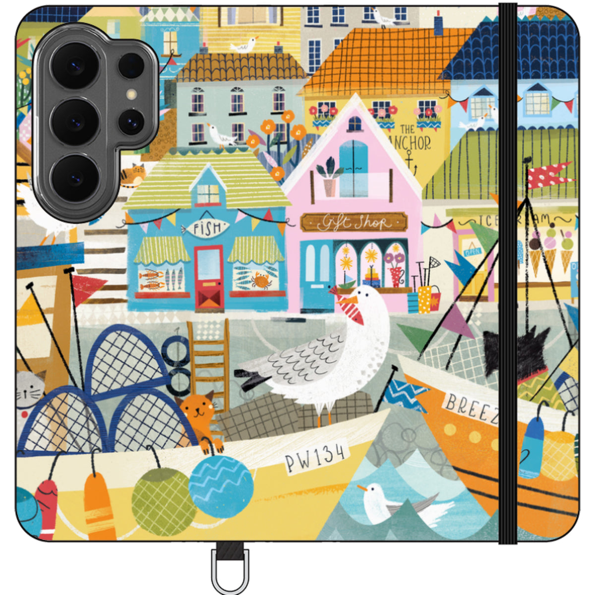 Harbour Wallet Case By Ali Brookes