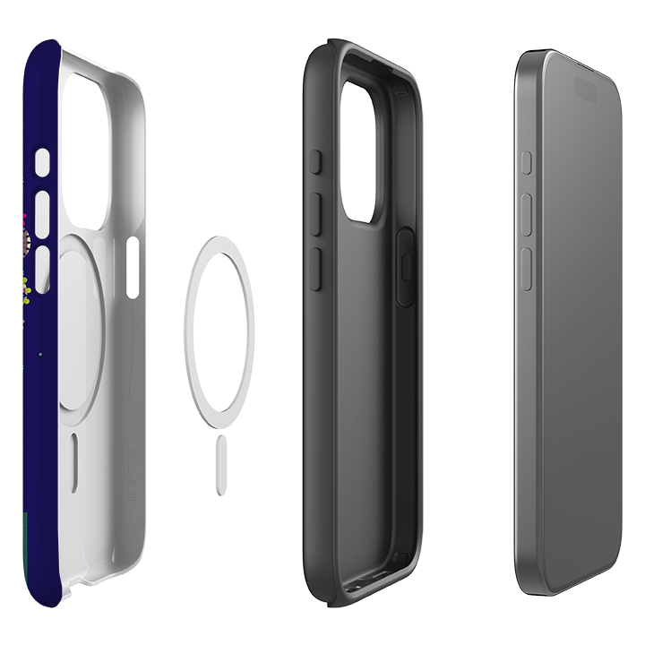iPhone MagSafe Tough Case -  Hare Magic By Patternista
