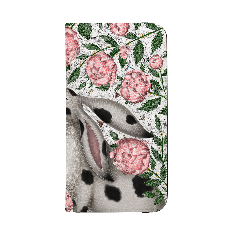 Hares And Peonies By Catherine Rowe Wallet case
