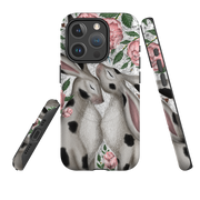 iPhone MagSafe Tough Case -  Hares and Peonies By Catherine Rowe