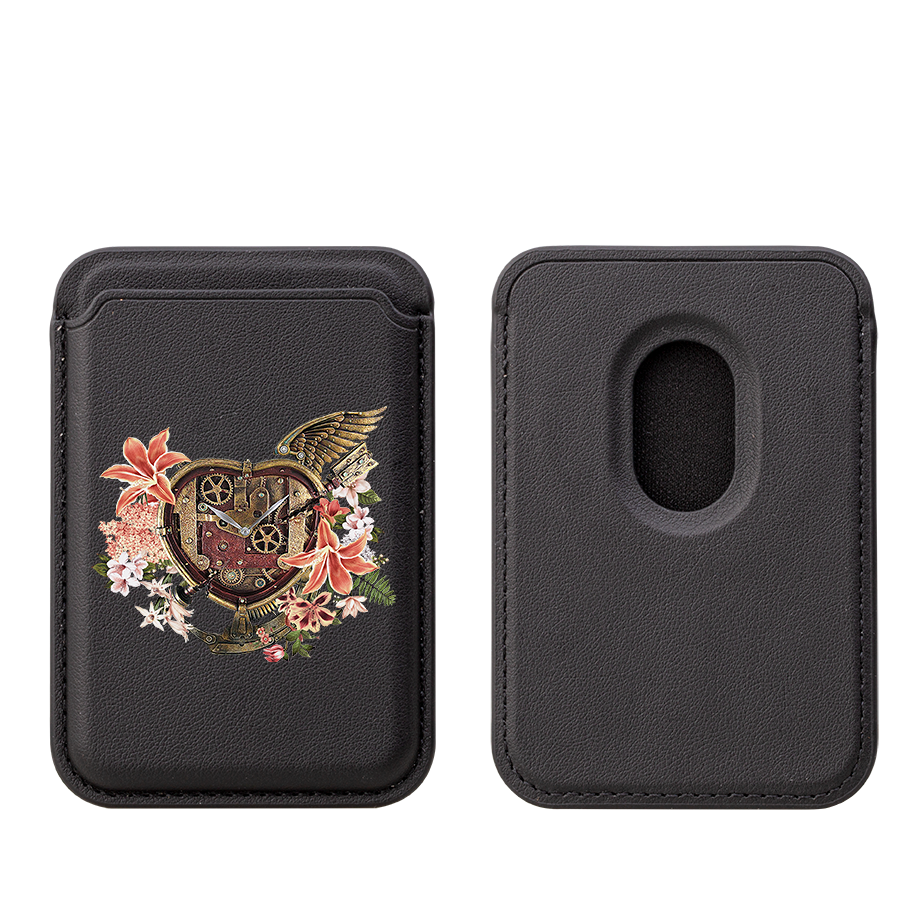 Heart Of Steel MagSafe Wallet- Black