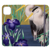 Herons Wallet Case By Bex Parkin