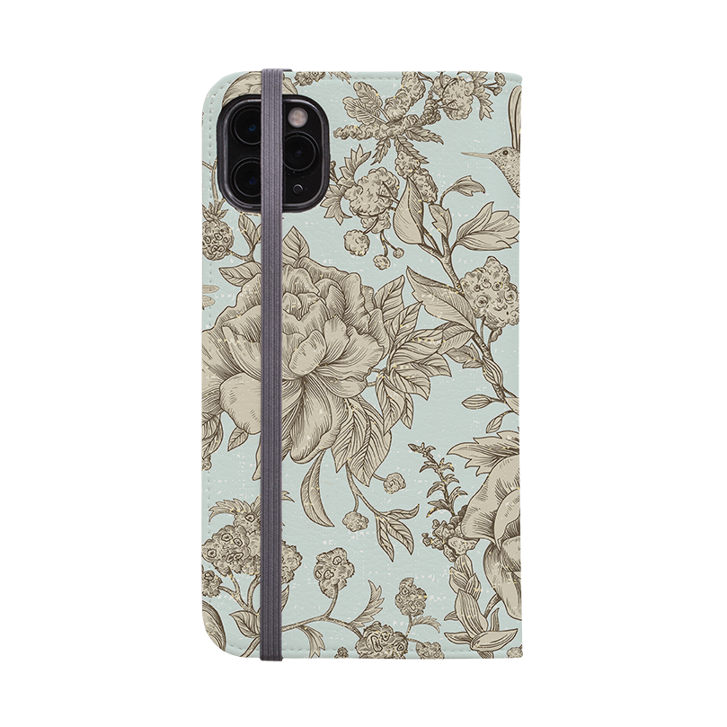 Highgrove Gardens Blue Wallet case
