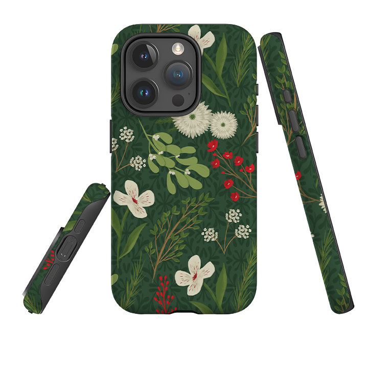 iPhone Tough Case - Holiday Foliage By Abby Jacobs
