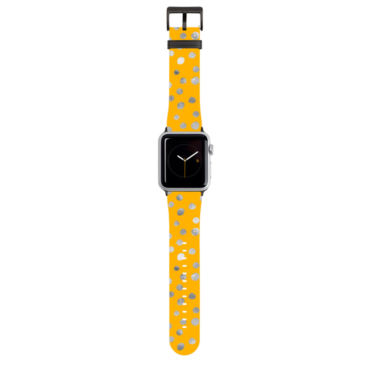 Armband für die Apple Watch – „Honey and Silver Dots“