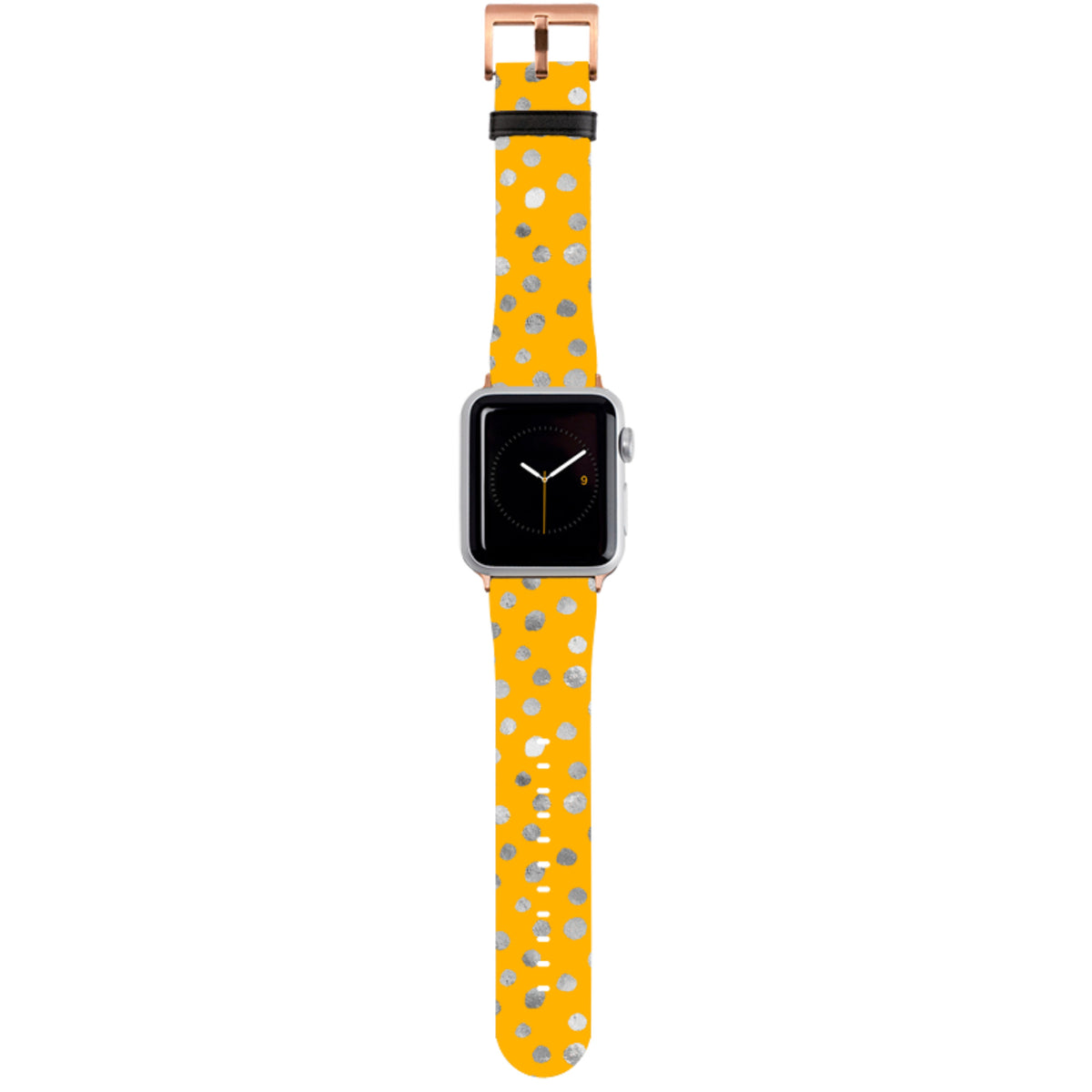 Armband für die Apple Watch – „Honey and Silver Dots“