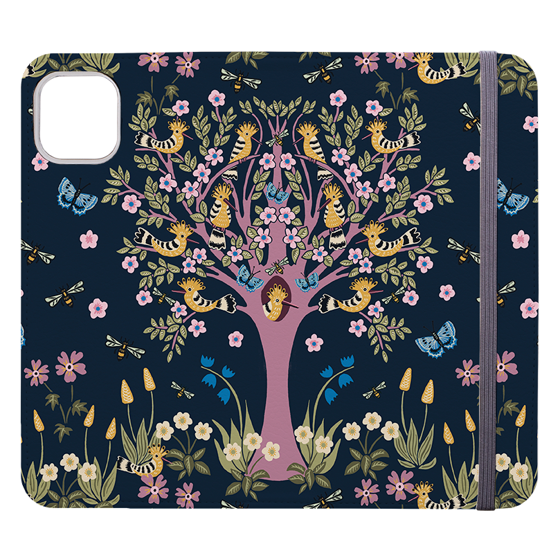 Hoopoe Tree Wallet Case By Kate Heiss