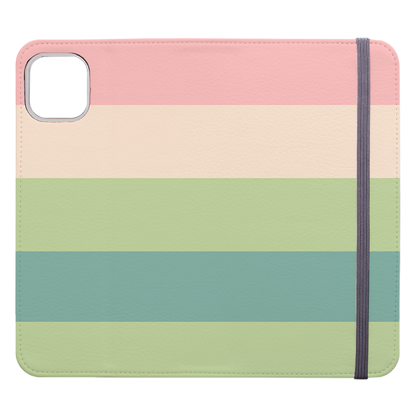 Horizontal Stripe Wallet Case Antalya Chroma