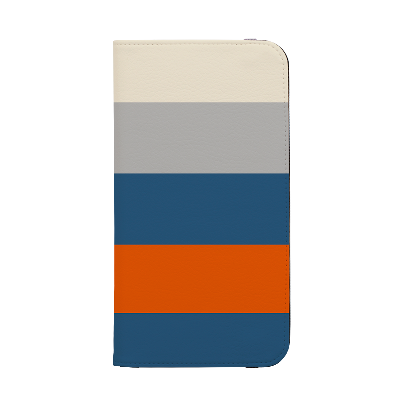 Horizontal Stripe Wallet Case Dubai Chroma