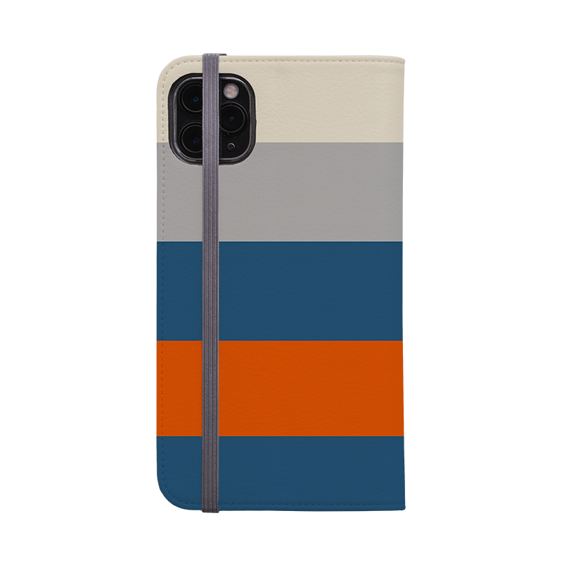 Horizontal Stripe Wallet Case Dubai Chroma