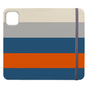Horizontal Stripe Wallet Case Dubai Chroma