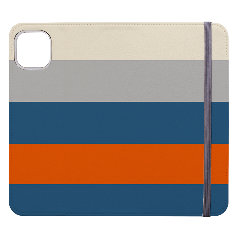Horizontal Stripe Wallet Case Dubai Chroma