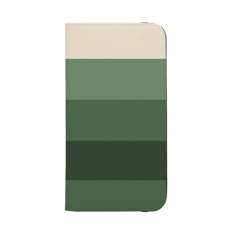 Horizontal Stripe Wallet Case Hong Kong Chroma
