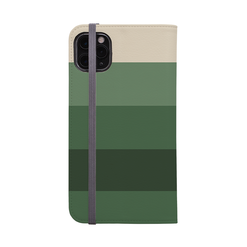Horizontal Stripe Wallet Case Hong Kong Chroma