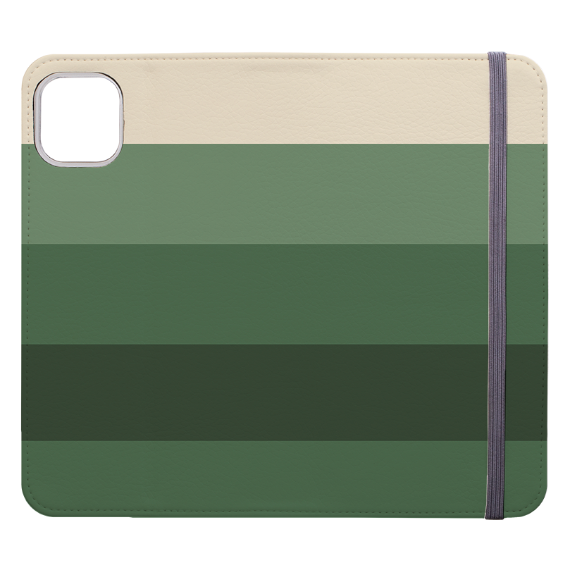 Horizontal Stripe Wallet Case Hong Kong Chroma