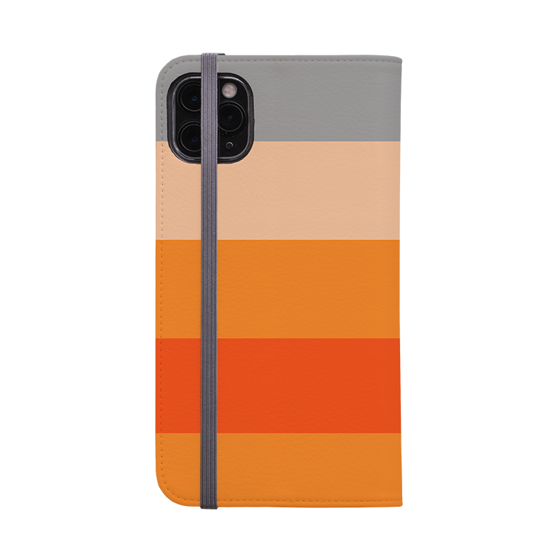 Horizontal Stripe Wallet Case London Chroma