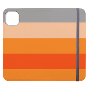 Horizontal Stripe Wallet Case London Chroma