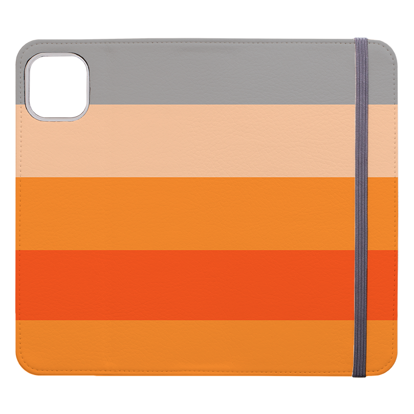 Horizontal Stripe Wallet Case London Chroma