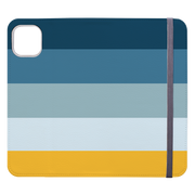 Horizontal Stripe Wallet Case Madrid Chroma