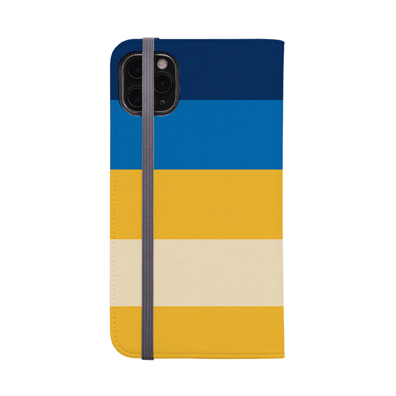 Horizontal Stripe Wallet Case New York Chroma
