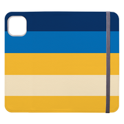 Horizontal Stripe Wallet Case New York Chroma