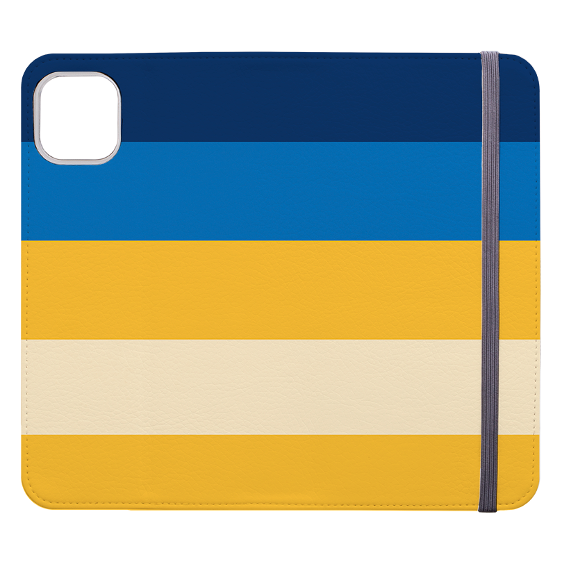 Horizontal Stripe Wallet Case New York Chroma