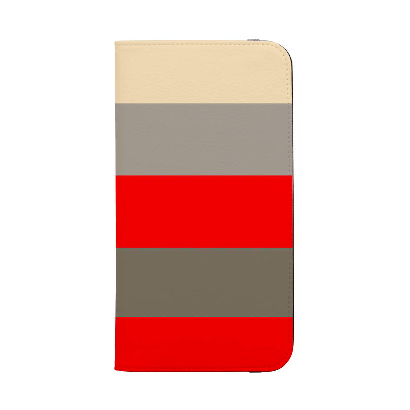 Horizontal Stripe Wallet Case Paris Chroma
