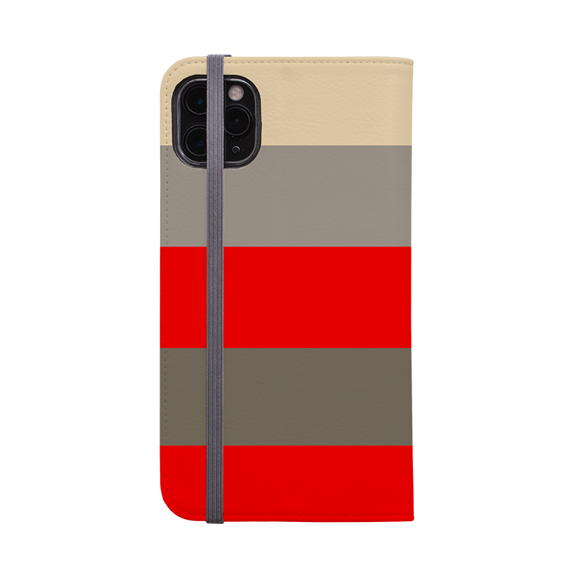 Horizontal Stripe Wallet Case Paris Chroma
