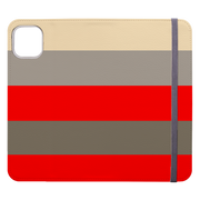 Horizontal Stripe Wallet Case Paris Chroma